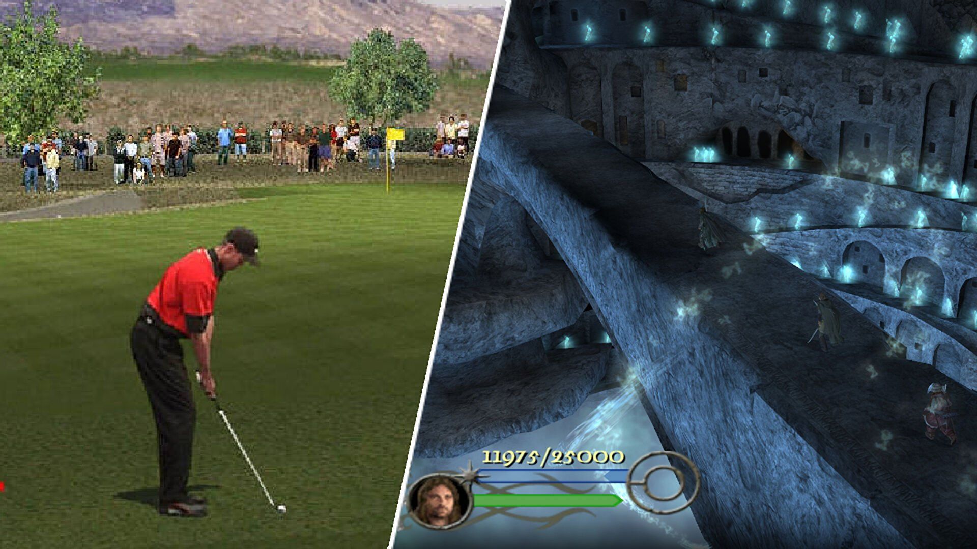 EA đã tạo ra siêu phẩm Chúa tể của những chiếc nhẫn bằng engine của game... đánh golf Tiger Woods