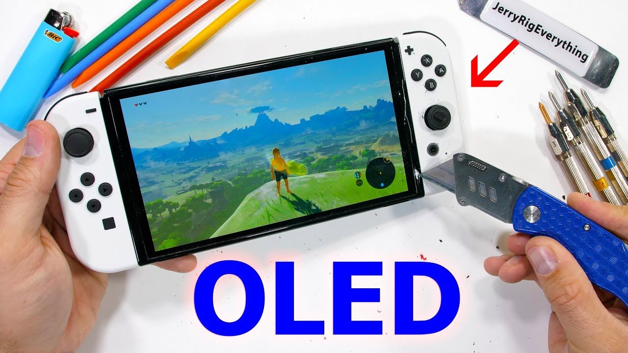 Đã có clip test độ bền Nintendo Switch bản OLED: Nhìn chung là ổn nhưng màn hình rất mong manh