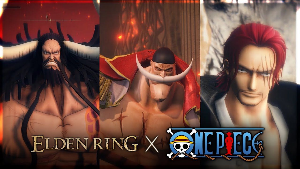 Xuất hiện bản mod Elden Ring tái hiện trận đấu lôi đình giữa Luffy và tứ hoàng trong One Piece