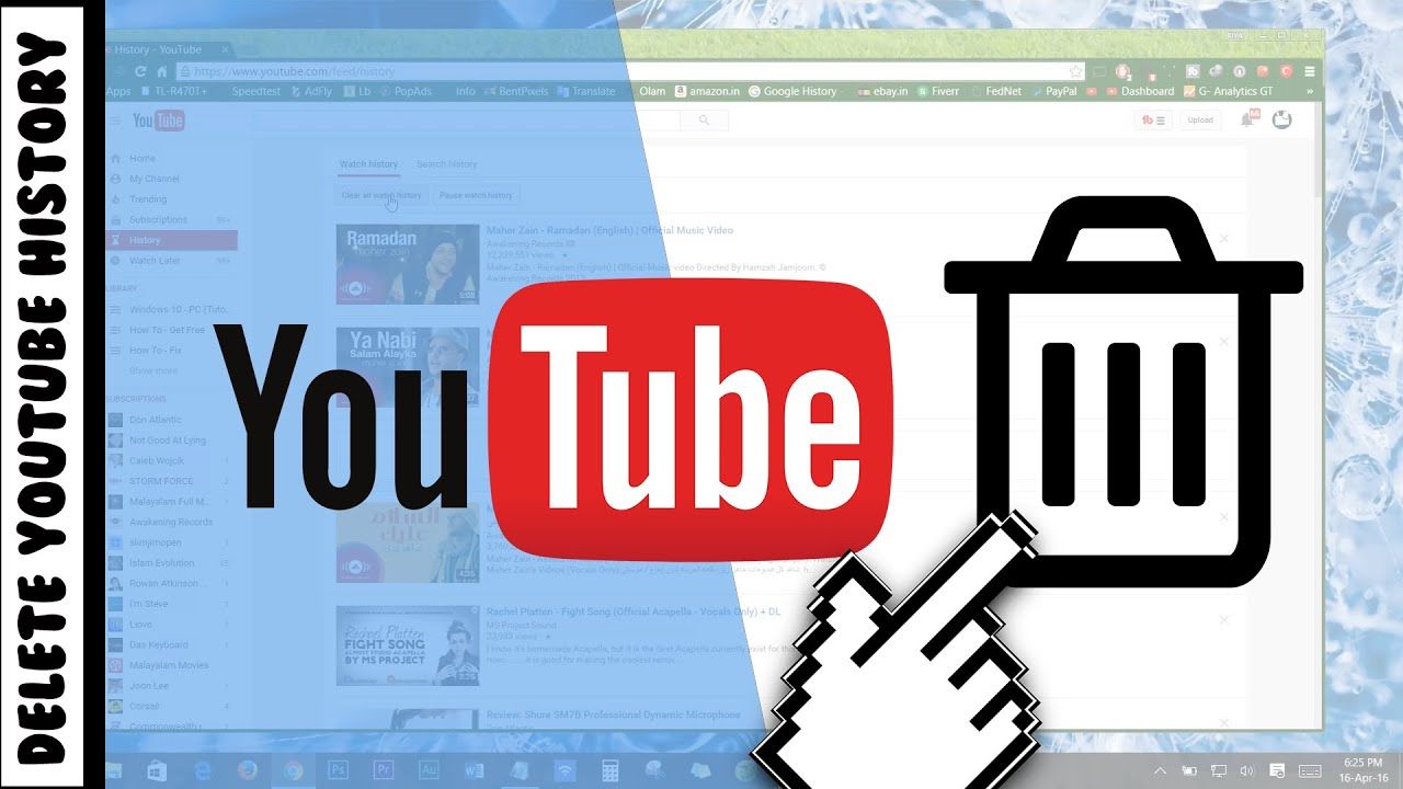 Cách thiết lập YouTube tự động xóa lịch sử xem video
