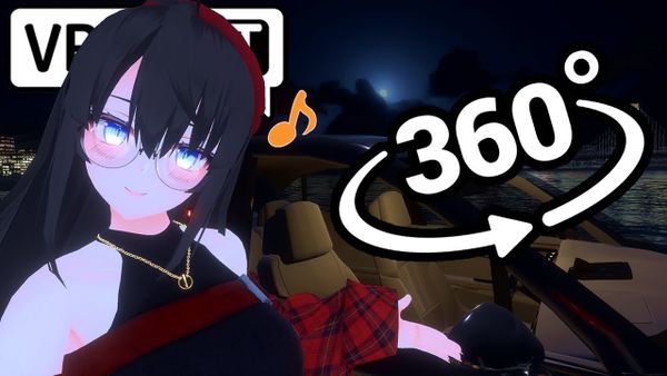 Đừng buồn nữa, mời bạn hẹn hò đêm với gái anime xinh đẹp khi phóng xe trên xa lộ trong Youtube VR 360