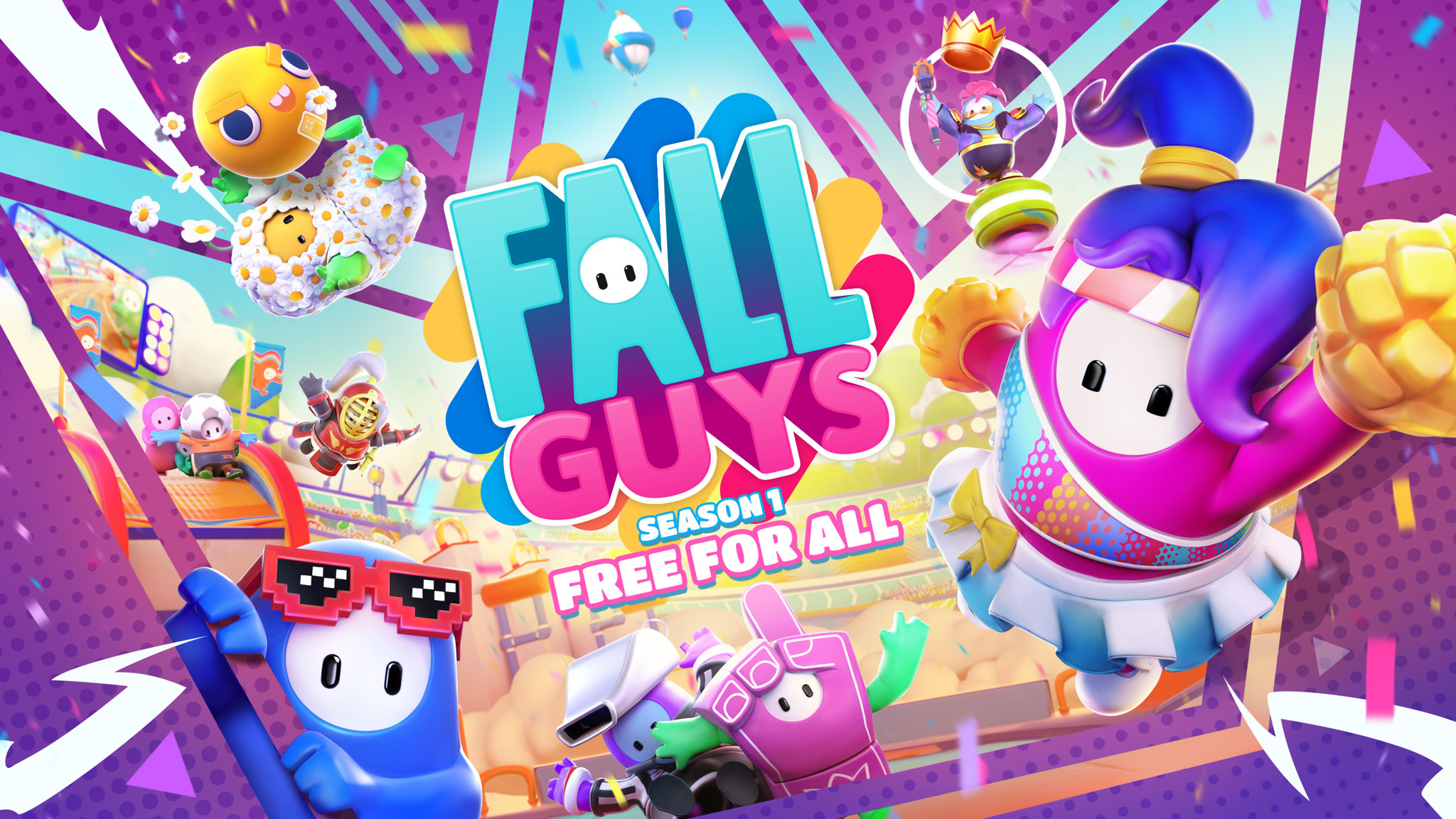 Fall Guys miễn phí, mời bạn tranh ngôi vị top 1 trong thế giới sinh tồn đầy màu sắc