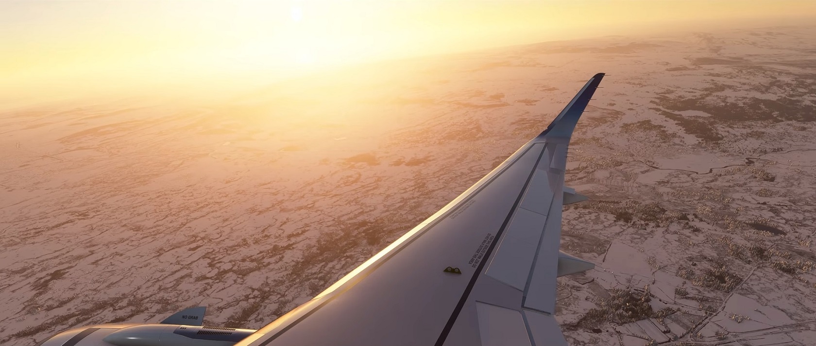 Mời anh em ngắm những khung trời phủ tuyết trắng đẹp đến ngỡ ngàng trong của Flight Simulator