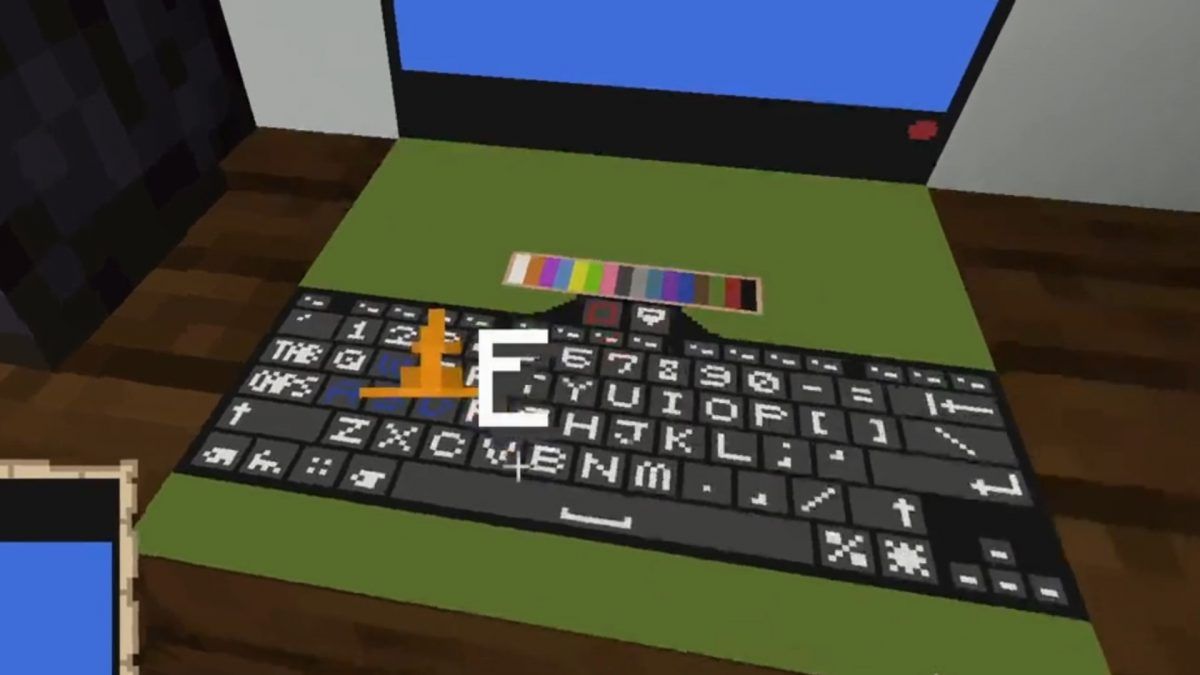Modder tài năng tạo hẳn bàn phím trong Minecraft, nhìn đơn giản nhưng lại khó không tưởng