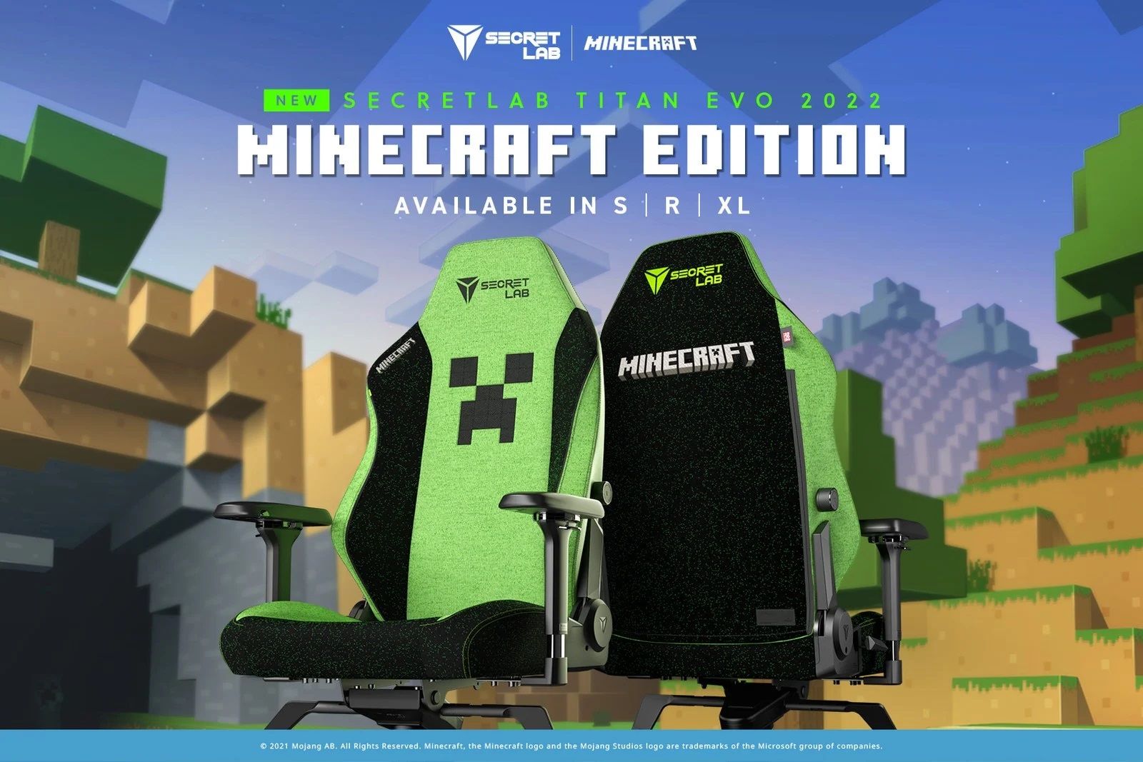 Xuất hiện ghế gaming Minecraft phiên bản Creeper ngồi êm, bền, đẹp giá từ 549 đô