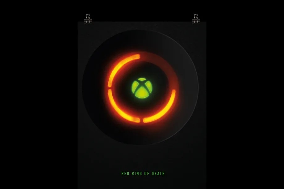 Microsoft mở bán poster Red Ring of Death - thứ từng khiến họ lỗ hơn 1 tỷ đô