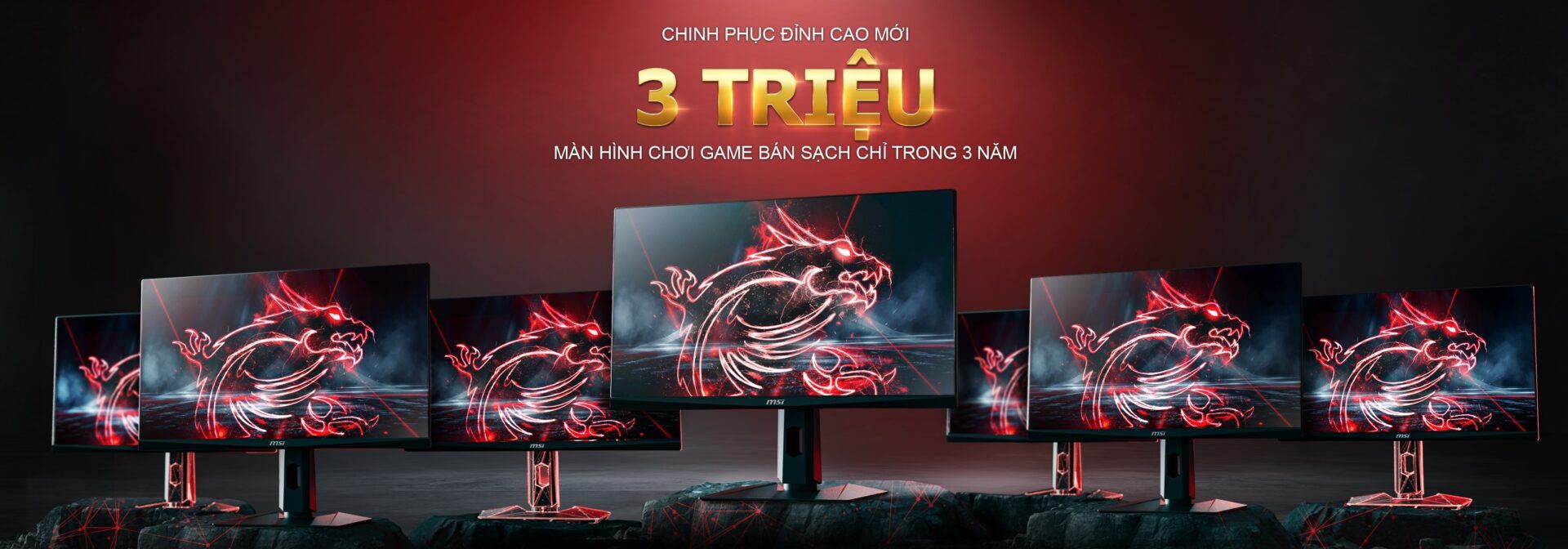 Chỉ trong vòng 3 năm, MSI đã bán được 3 triệu màn hình giúp game thủ theo đuổi đam mê