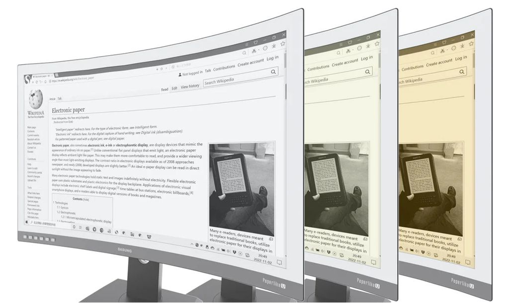 Dasung ra mắt Paperlike 253U - Màn hình E-ink cong đầu tiên trên thế giới