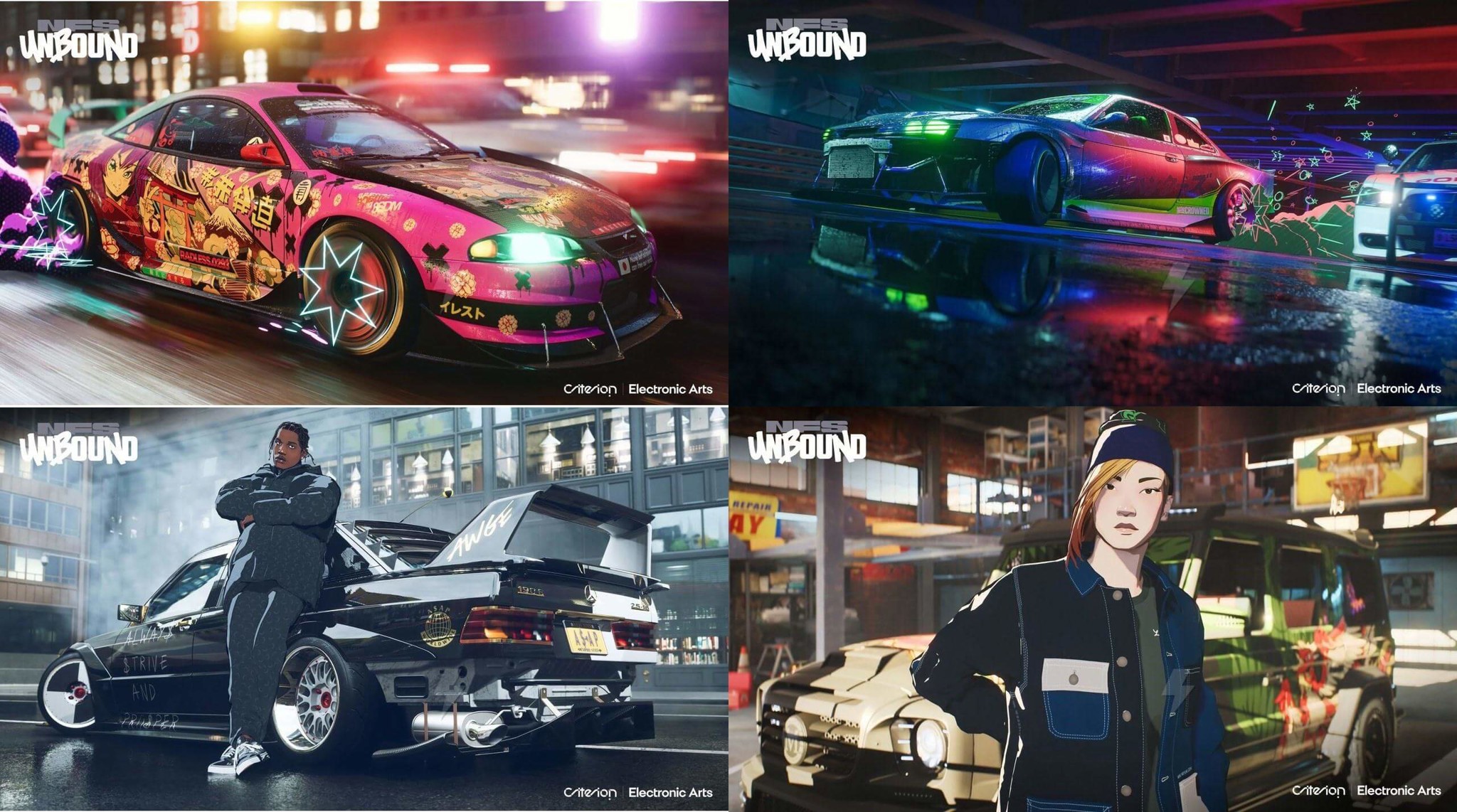 Tựa game Need For Speed Unbound đang phát triển lộ ảnh đậm chất anime