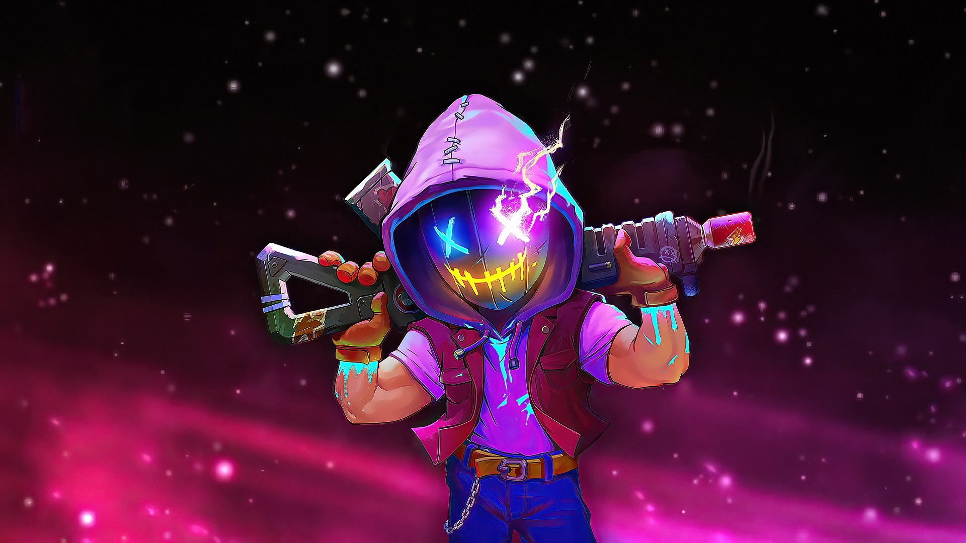 Neon Abyss đang miễn phí trên Epic, mời bạn xách súng quẩy nát Dungeon