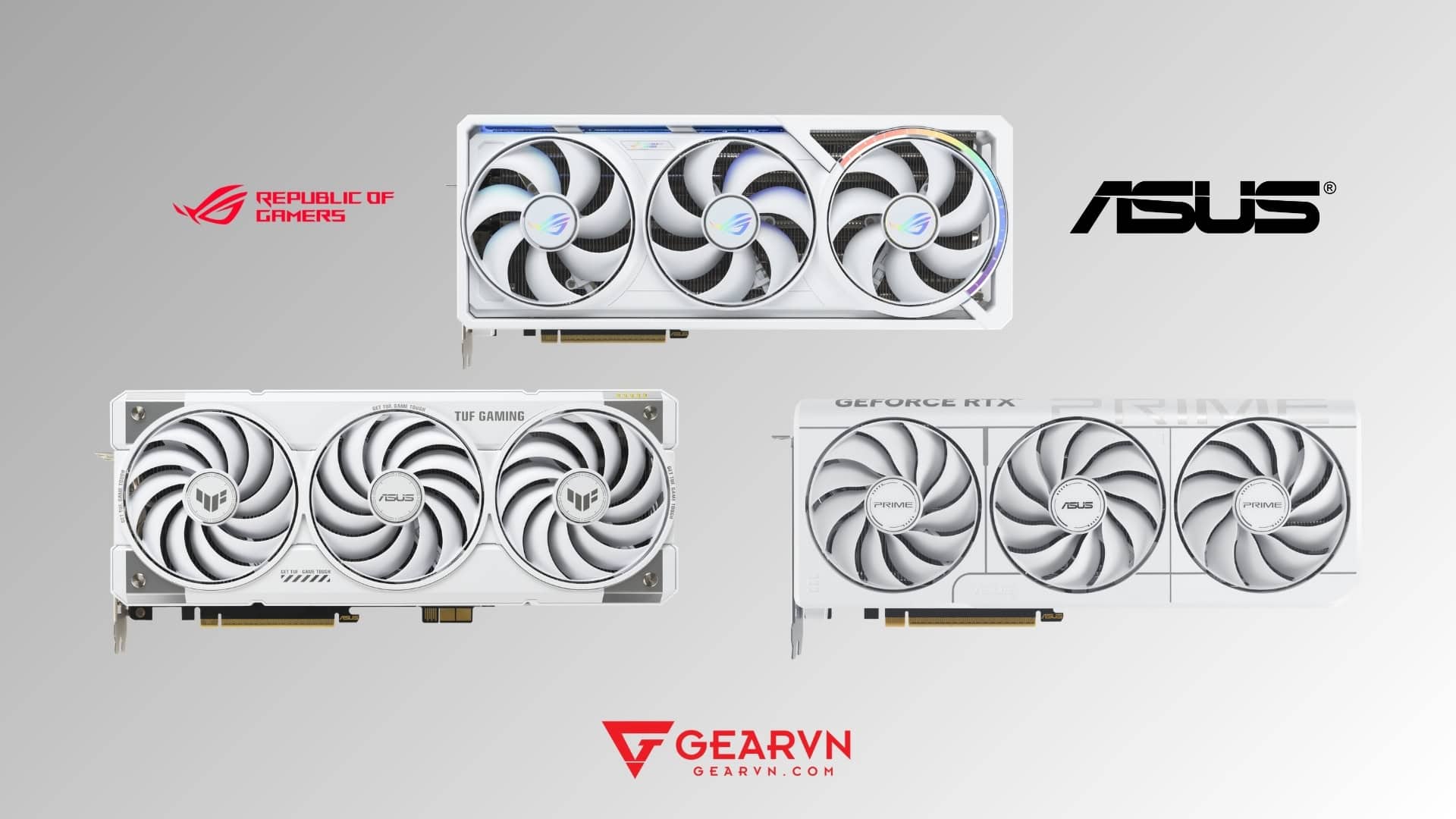 ASUS công bố phiên bản trắng dành cho dòng card màn hình RTX 50 Series