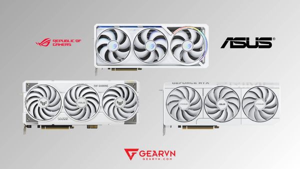 ASUS công bố phiên bản trắng dành cho dòng card màn hình RTX 50 Series