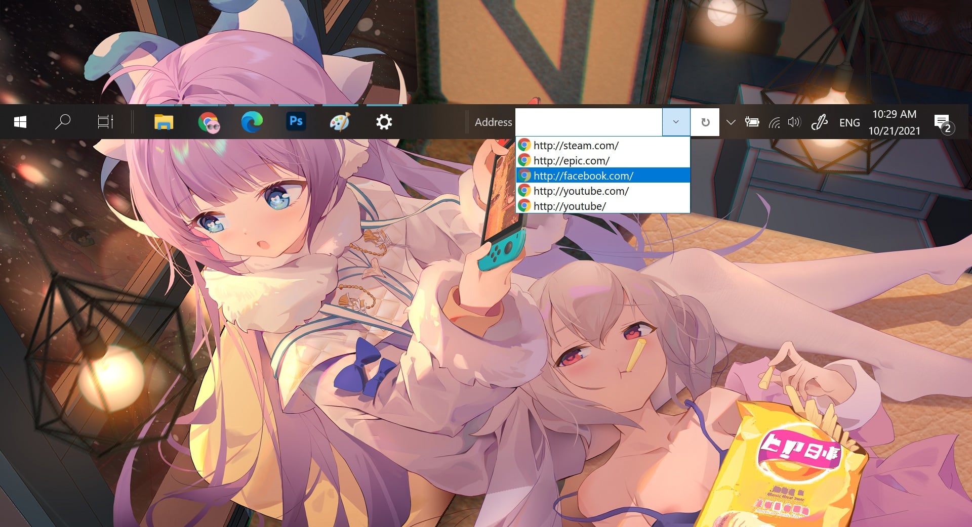 Hướng dẫn kích hoạt thanh tìm kiếm URL ẩn của taskbar trên Windows 10