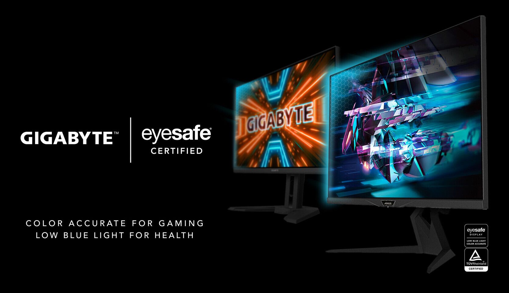 GIGABYTE đã có màn hình bảo vệ mắt, giúp bạn chiến game xả láng mà vẫn mắt sáng tinh anh