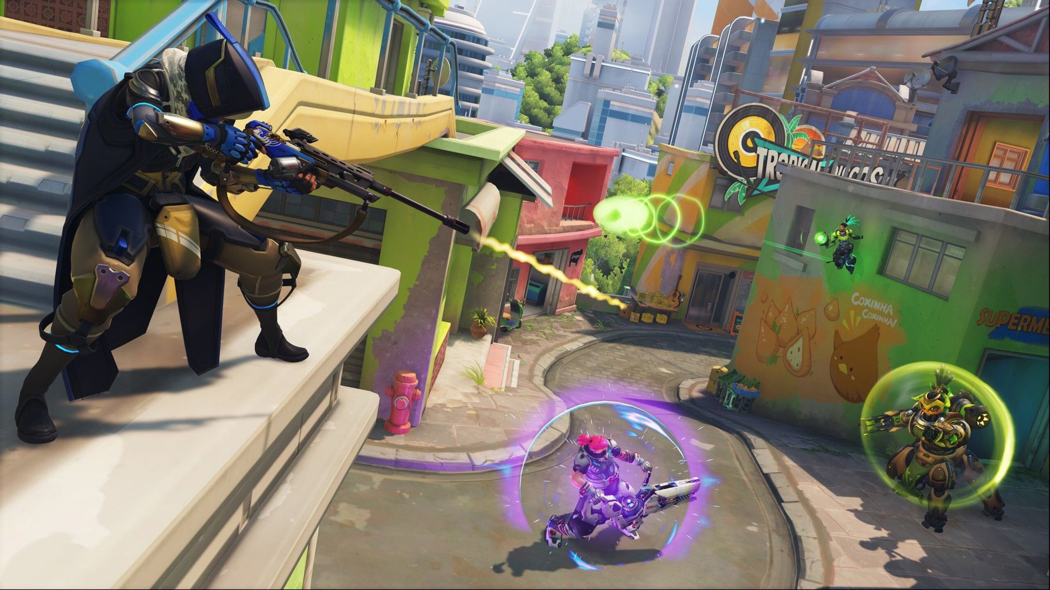 Game thủ Overwatch 2 núp lùm đỉnh cao, cầm sup mà bịp hết cả đội bạn