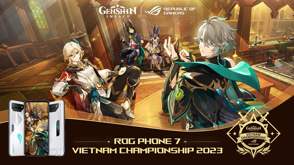 ASUS ROG công bố giải đấu ROG Phone 7 - Vietnam Championship 2023 dành cho fan Genshin Impact