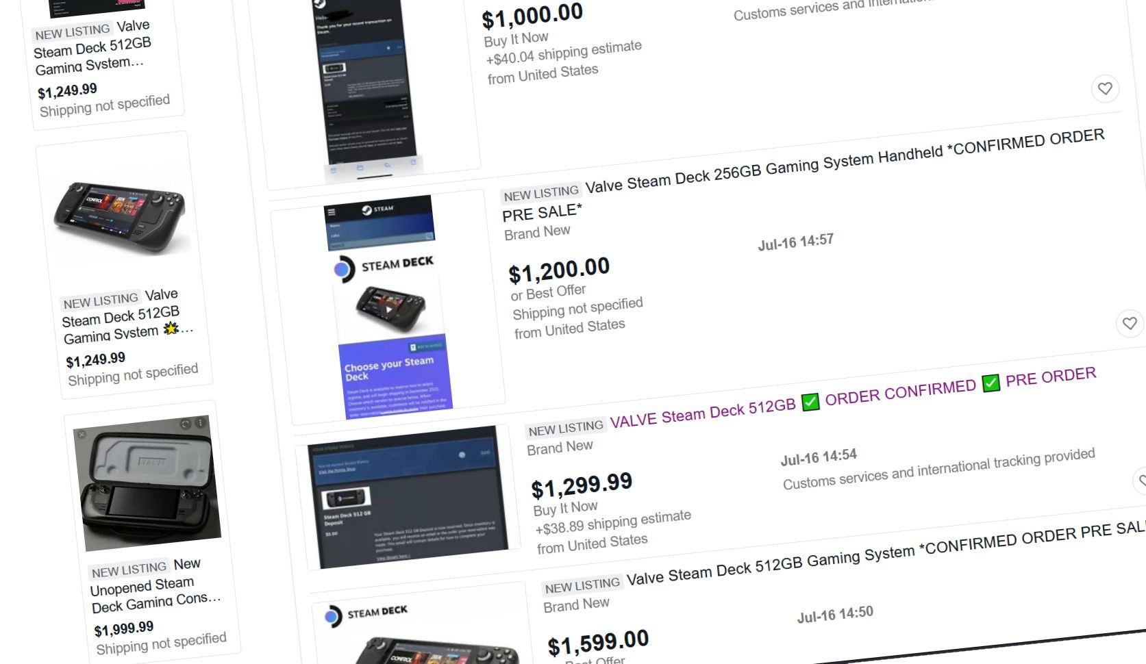 Giá Steam Deck bị đội cao gấp 3 lần trên eBay nhưng vẫn có nhiều người chịu mua