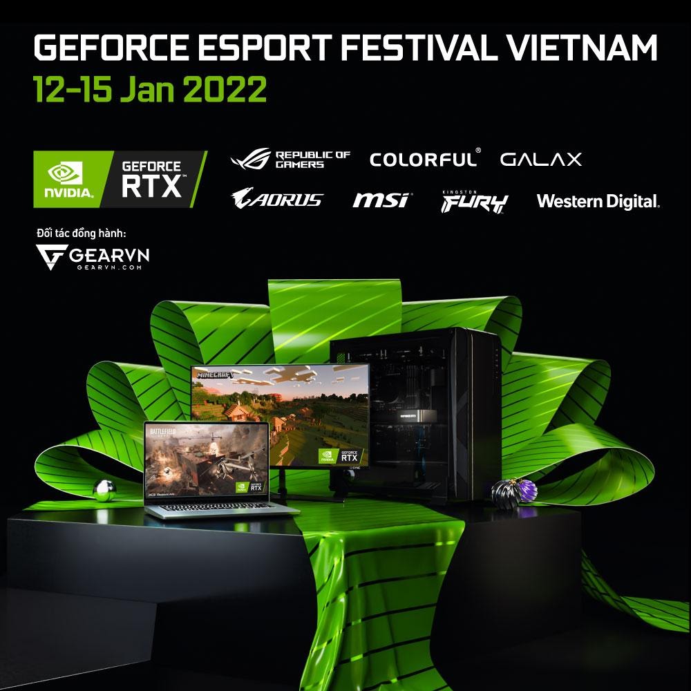 Mời các bạn săn “deal thơm” giảm giá sập sàn đến 50% tại Nvidia GeForce eSports Festival