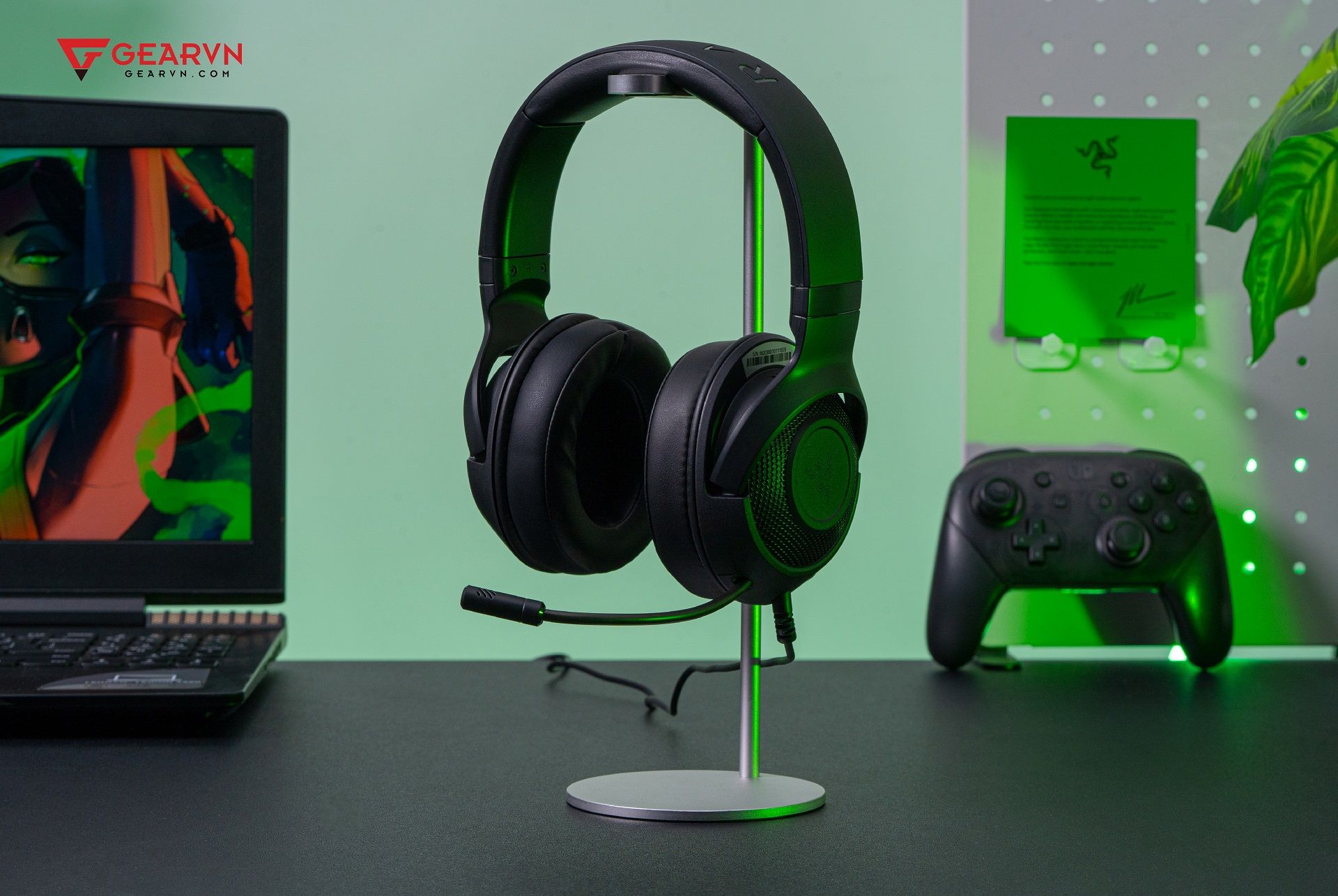 Razer Kraken X Black: Tai nghe gaming thiết kế giản đơn, nhưng “đậm vị” Razer, giá dưới 800K