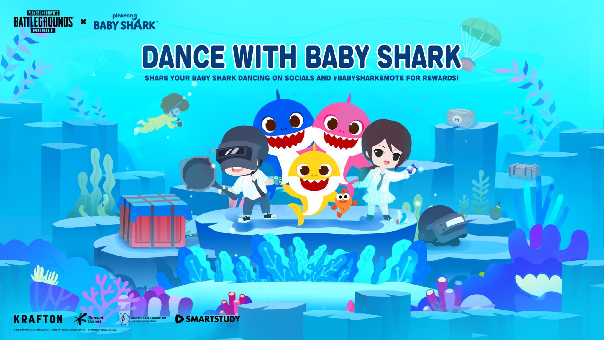 PUBG Mobile hợp tác "thánh ca ăn dặm" Baby Shark, hứa hẹn một sự kiện vô cùng "ám ảnh"
