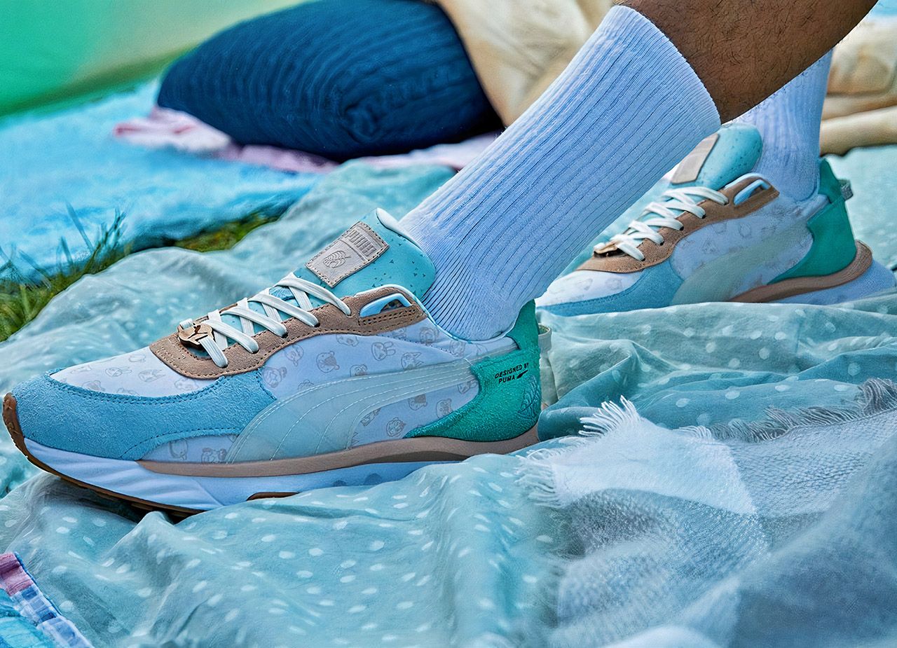 Hãng thể thao nổi tiếng Puma hợp tác với Animal Crossing cho ra mắt quần áo và giày sneaker phong cách dễ thương và năng động