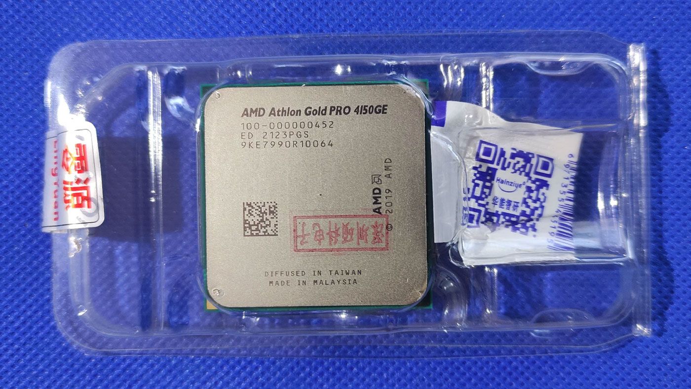 Rò rỉ chip AMD Athlon Gold Pro 4150GE bình dân với hiệu năng ấn tượng