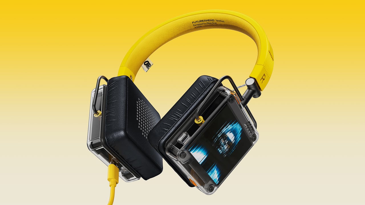 Xuất hiện headphone đậm chất cyberpunk, tích hợp nguyên cái màn hình lên tai nghe