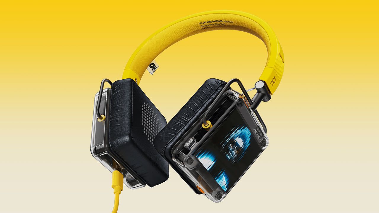 Xuất hiện headphone đậm chất cyberpunk, tích hợp nguyên cái màn hình lên tai nghe