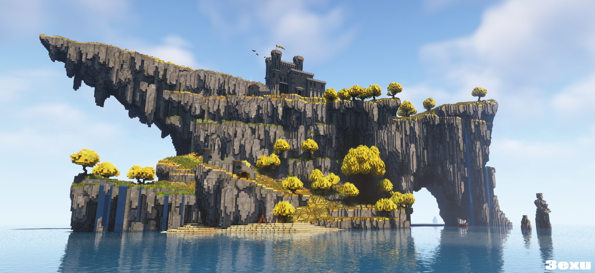 Mời bạn chiêm ngưỡng Elden Ring được tái hiện choáng ngợp trong Minecraft