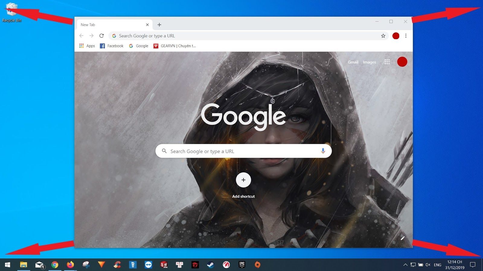 Hướng dẫn cài đặt kích thước mặc định cho cửa sổ trên Windows 10