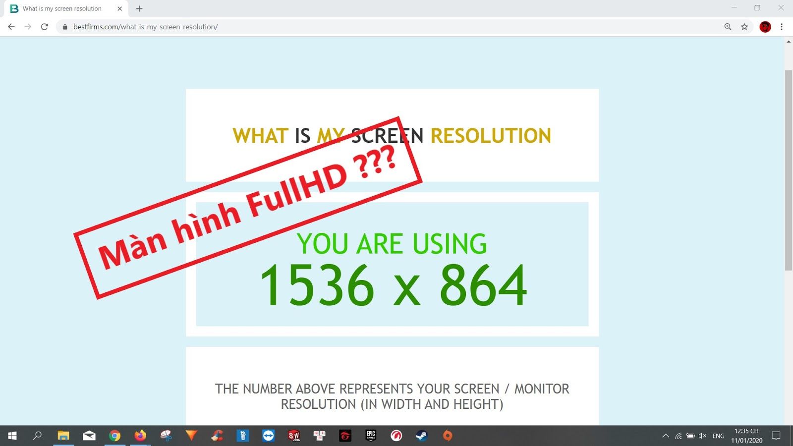 Hướng dẫn chỉnh độ phân giải của trình duyệt web bằng với màn hình trên Windows 10