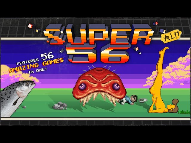 Phá đảo liên tục 56 game chỉ bằng 1 nút duy nhất, tưởng dễ mà lại khó với trò Super 56