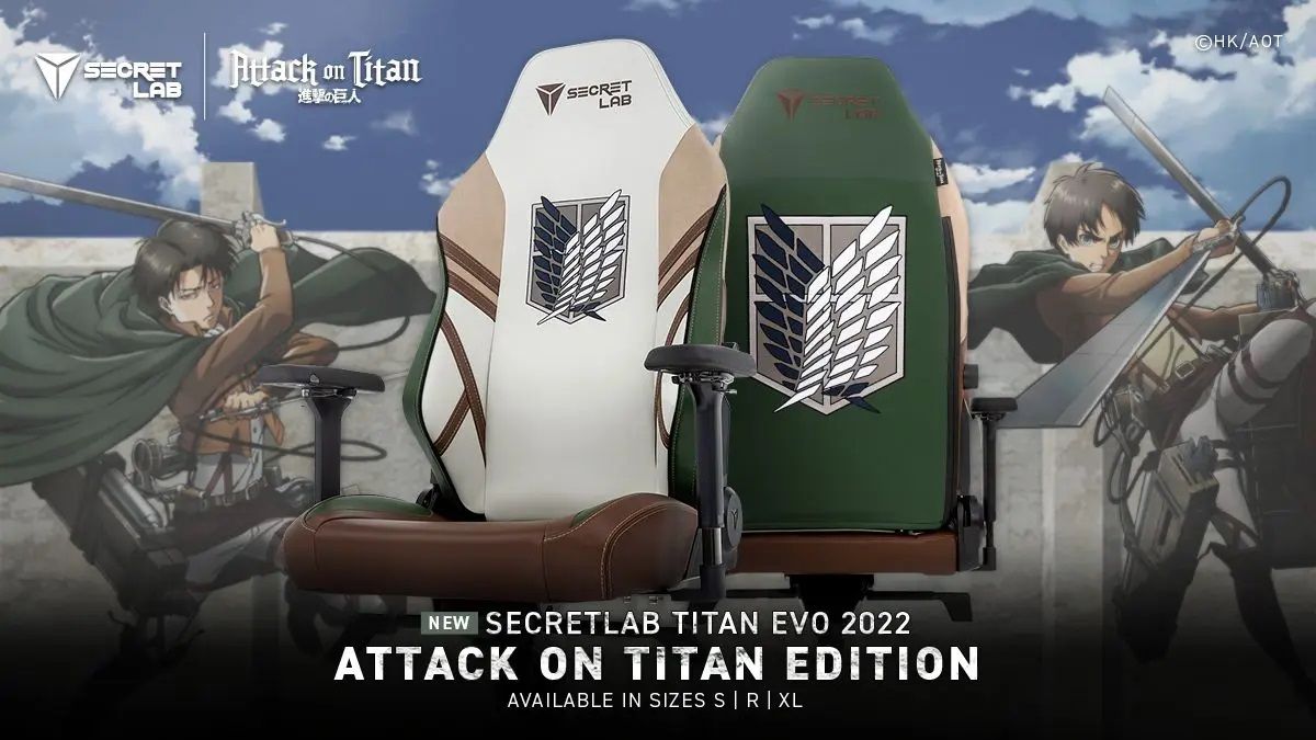 Xuất hiện ghế gaming Attack on Titan phong cách “thám sát đoàn” siêu ngầu