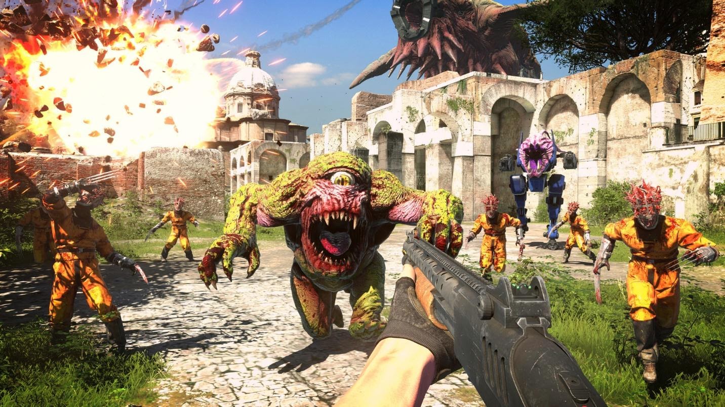 Huyền thoại Serious Sam 4 trở lại, kéo theo 100.000 kẻ địch xuất hiện cùng lúc trên màn hình
