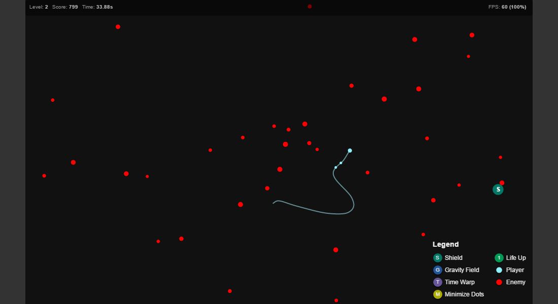 Hướng dẫn bạn kiểm tra trình độ nhanh tay lẹ mắt, người-chuột hợp nhất bằng webgame Sinuous