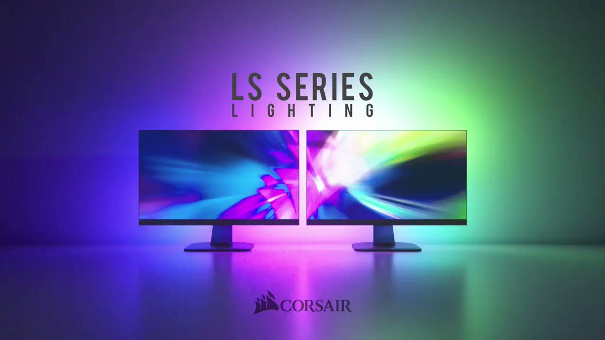 Biến góc gaming trở nên huyền ảo hơn với dây LED RGB Corsair LS100 Smart Lighting Strips