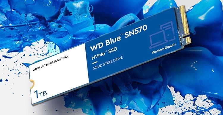 Western Digital giới thiệu dòng SSD WD Blue SN570 NVMe cho hiệu năng tốt mà giá yêu thương