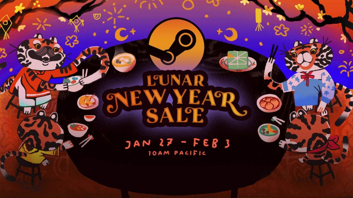 Steam Lunar Sale 2022 chính thức bắt đầu, mời bạn loot game về cày tết