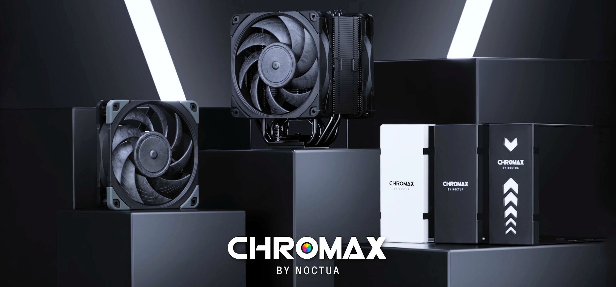 Noctua ra mắt tản nhiệt Chromax NH-U12A và quạt NF-A12x25 đen lịch lãm, có cả nắp che heatsink phong cách gaming