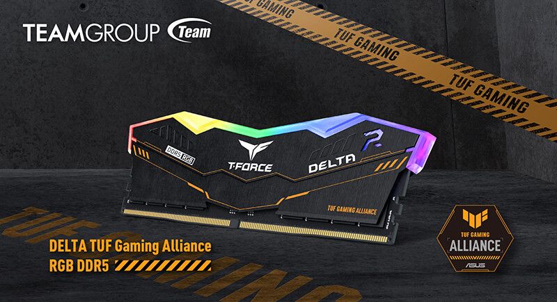 TEAM GROUP hợp tác TUF ra mắt RAM DDR5 ngầu chuẩn quân sự