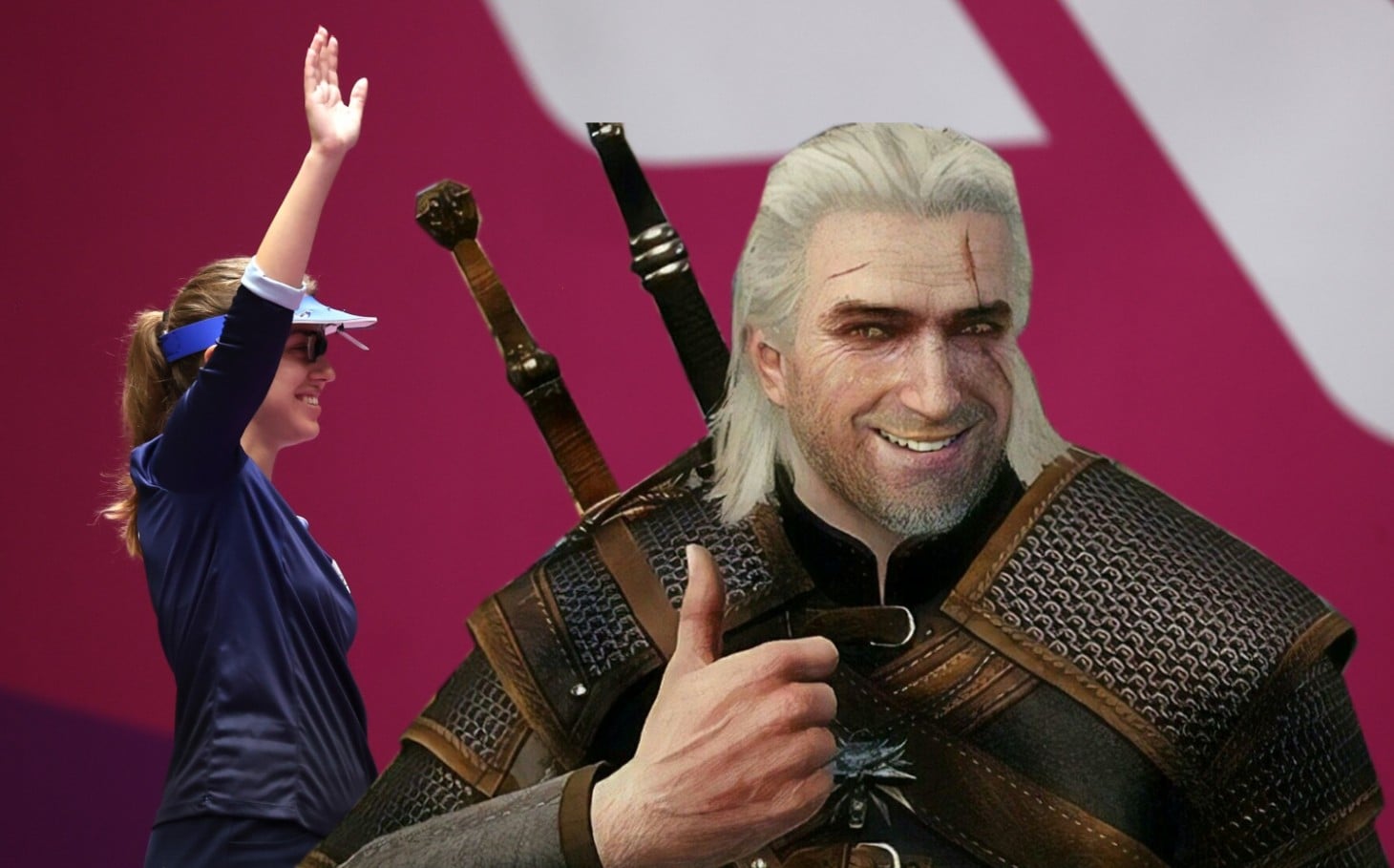 Cộng đồng mạng dậy sóng vì nữ vận động viên xinh đẹp đeo vòng cổ Witcher giành huy chương vàng tại Olympic Tokyo