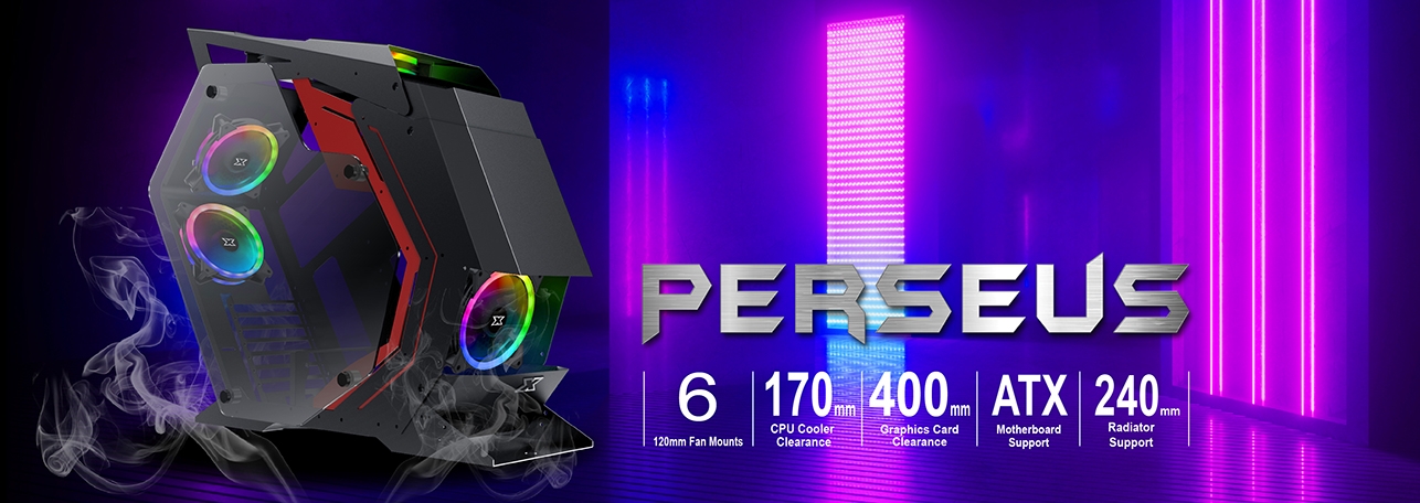Xigmatek trình làng case Perseus cực ngầu, thiết kế open-frame giúp anh em thoả sức khoe linh kiện khủng
