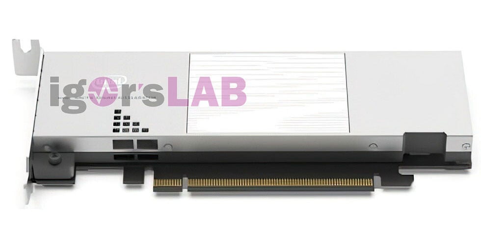 Lộ hình ảnh card PCIe khủng dành cho máy chủ Arctic Sound 1T và 2T của Intel