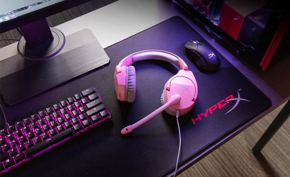 Tai nghe HyperX Cloud Stinger đã có bản màu hồng, đã nhẹ và giá mềm nay lại thêm phần nữ tính