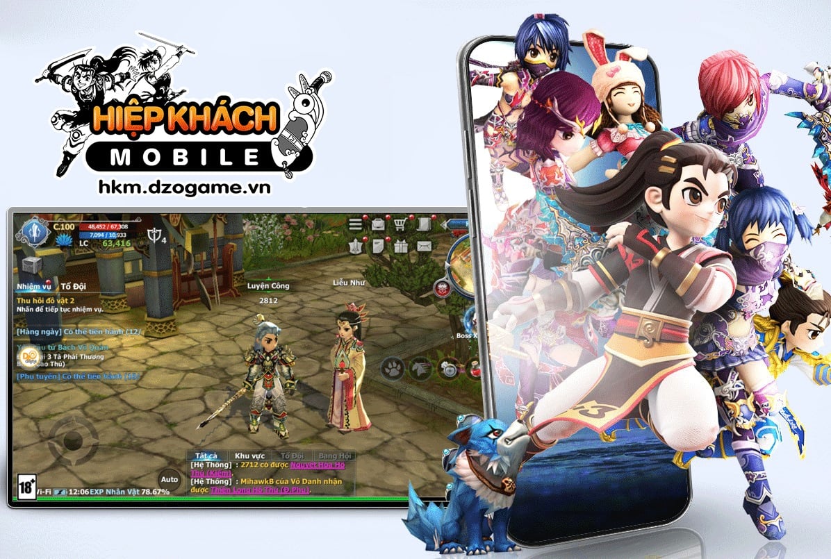 Tựa game Hiệp Khách Mobile, phiên bản mobile của Yulgang Hiệp Khách đã về Việt Nam