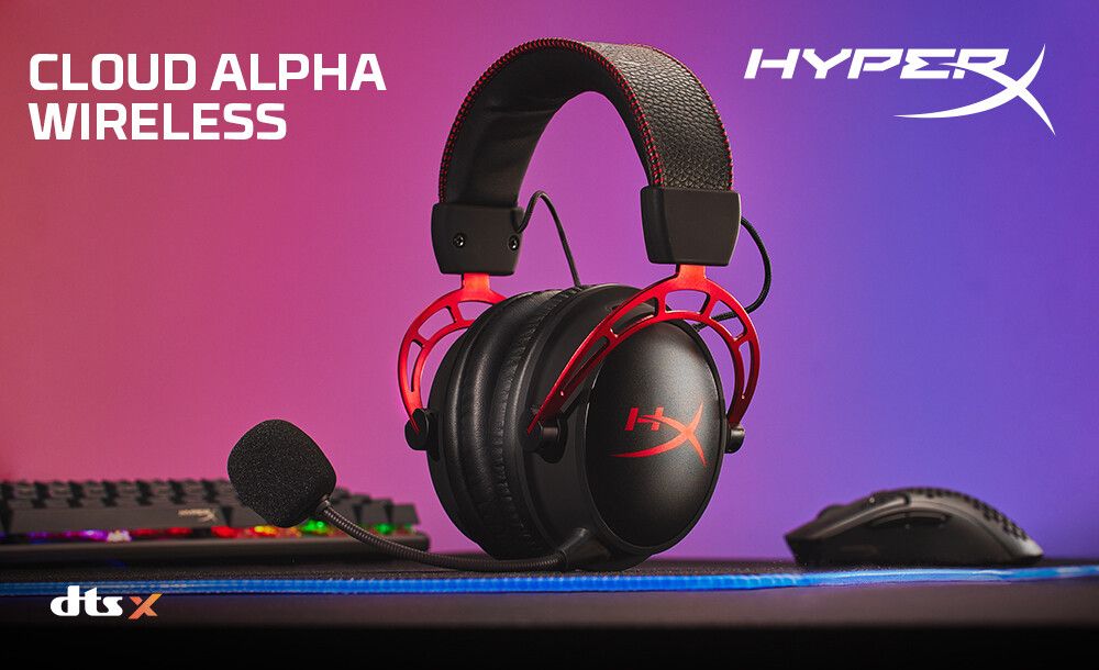 HyperX công bố tai nghe gaming Cloud Alpha Wireless với thời lượng pin lên đến 300 giờ