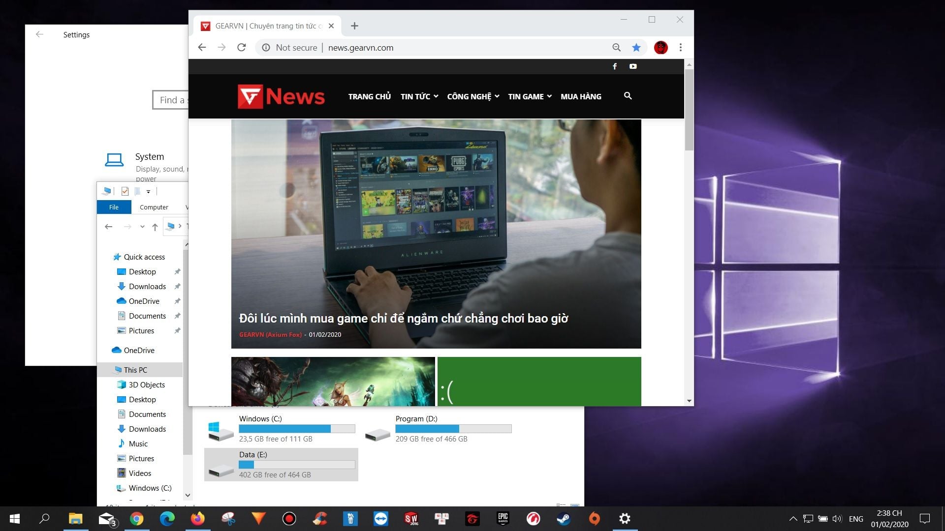 Hướng dẫn tắt tính năng tự động mở chương trình sau khi Restart trên Windows 10