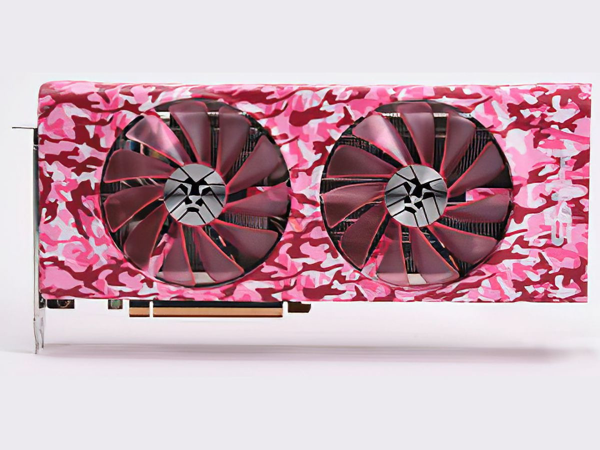 HIS trình làng RX 5700 XT phong cách quân đội với màu hồng cá tính và xanh tự tin
