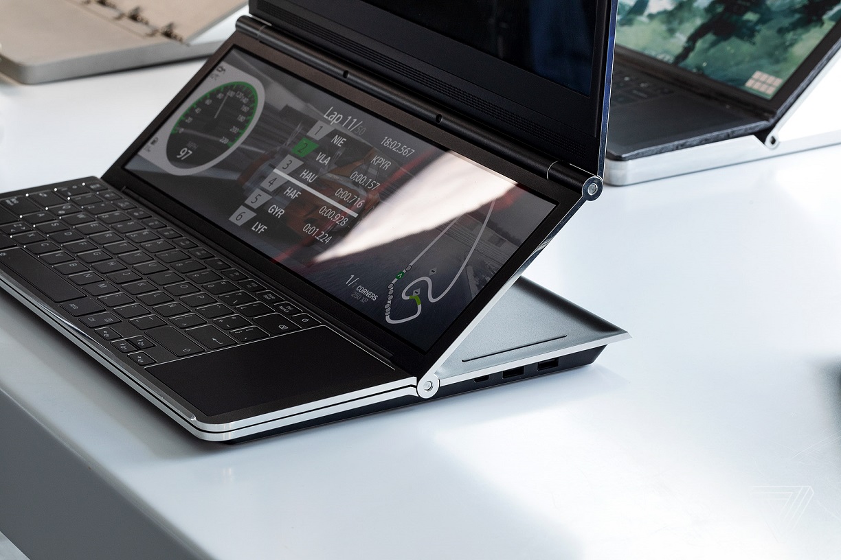 Computex 2019: Intel tiết lộ dòng laptop 2 màn hình độc đáo -Honeycomb Glacier
