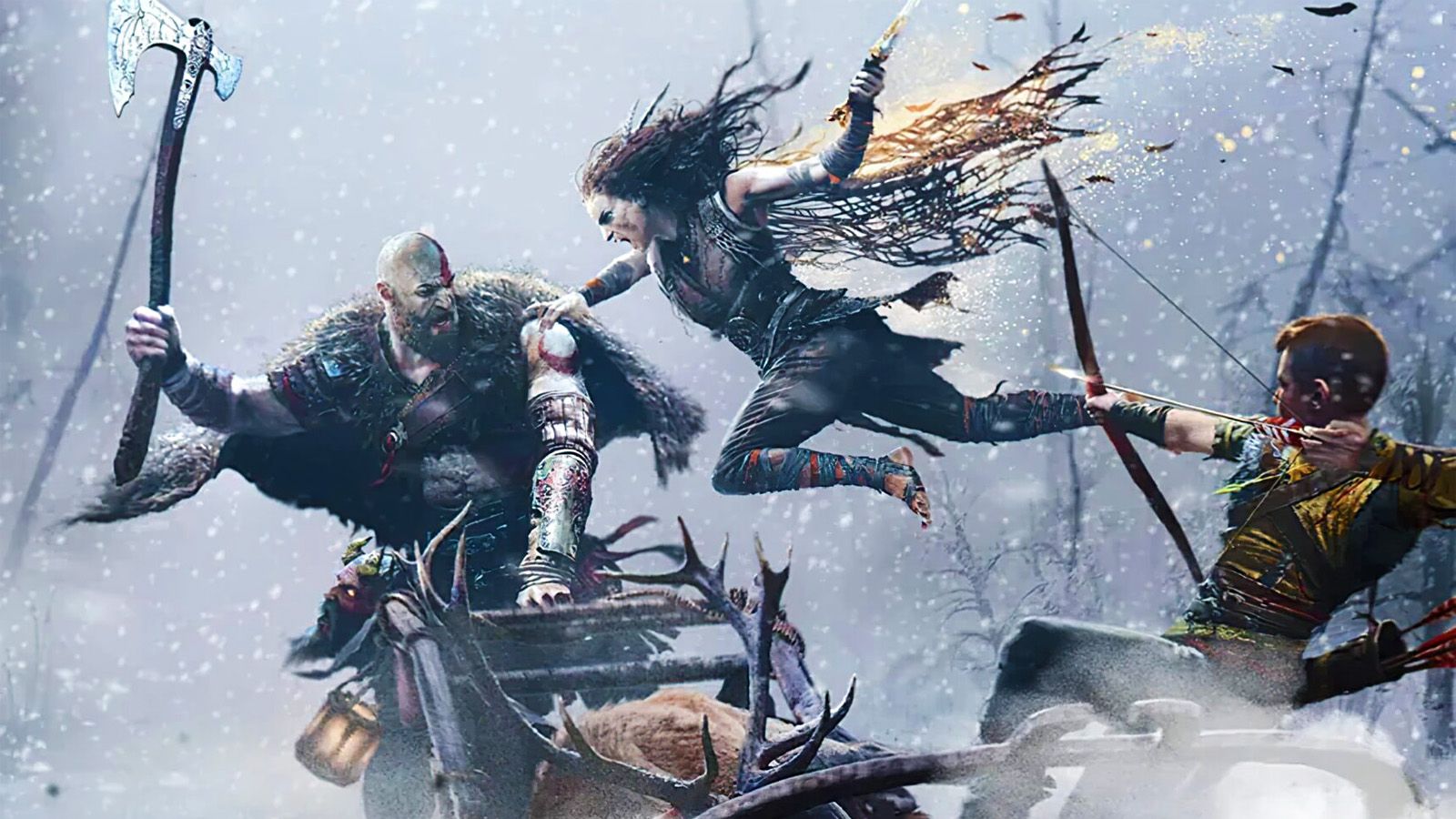 God of War Ragnarok tung video hé lộ combo kết liễu cực gắt, con trai Kratos có thêm chiêu mới